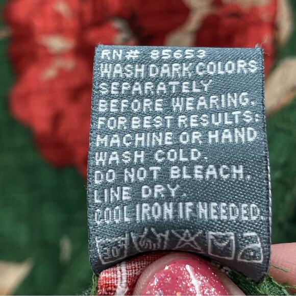 Koret 100% Cotton Floral Cottagecore Granny Core Button Front Blazer Size Medium - Picture 9 of 9